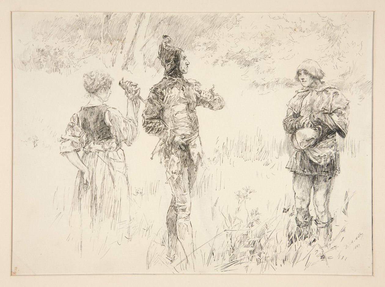 Prövosten: av Edwin Austin Abbey