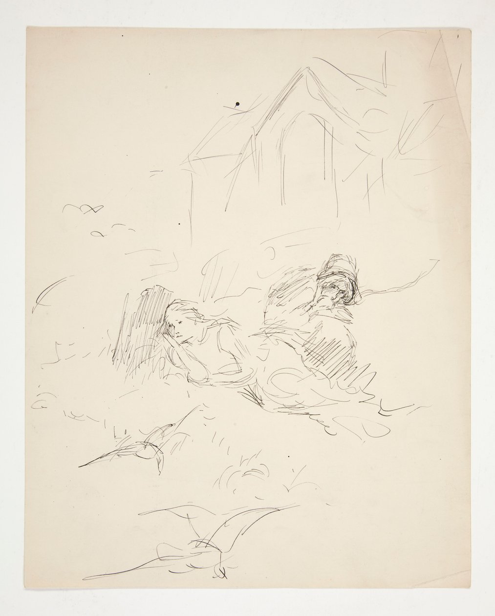 Oidentifierad illustration av Edwin Austin Abbey