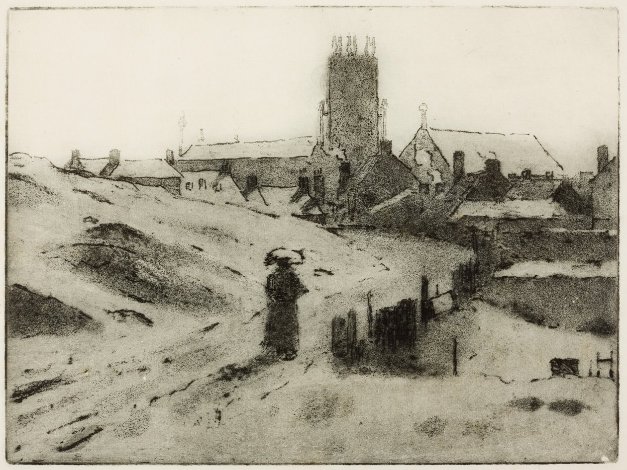 Black Country Church (etsning) av Edwin Butler Bayliss