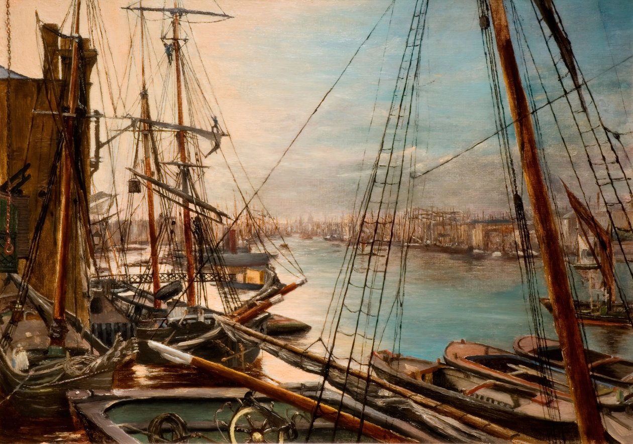 The Pool, London, 1878. av Edwin Edwards