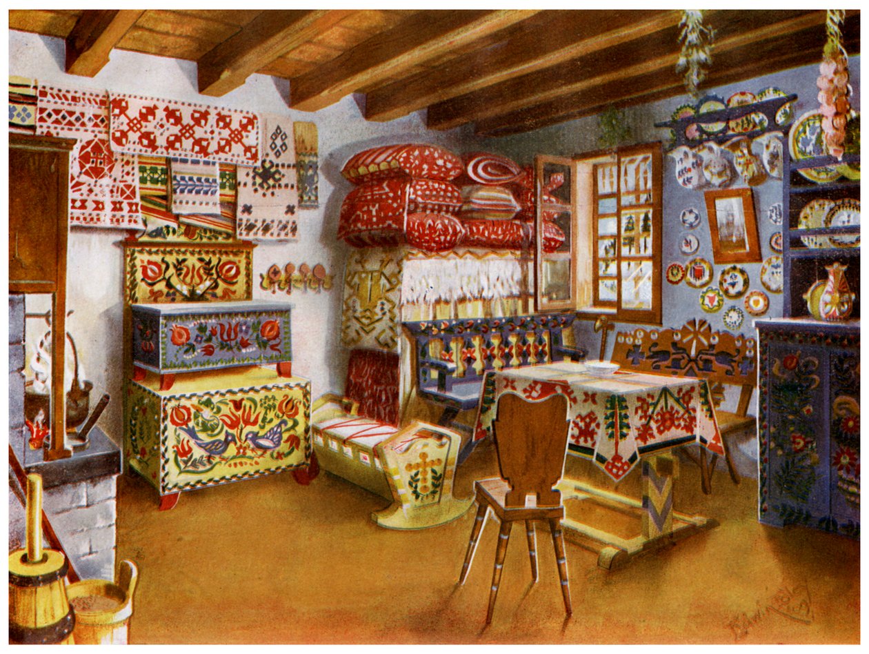 Österrikisk-ungerska bondmöbler, 1911-1912. av Edwin Foley