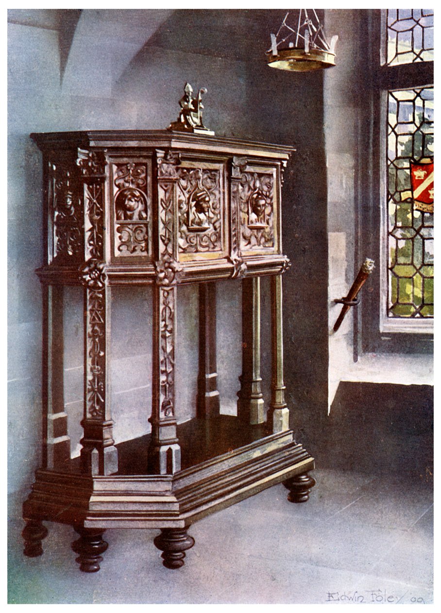Francis I petite credence, franska, 1910. av Edwin Foley