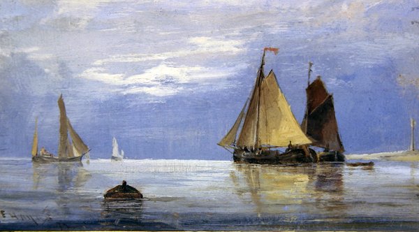 Skiss för en marinsoldat av Edwin Hayes