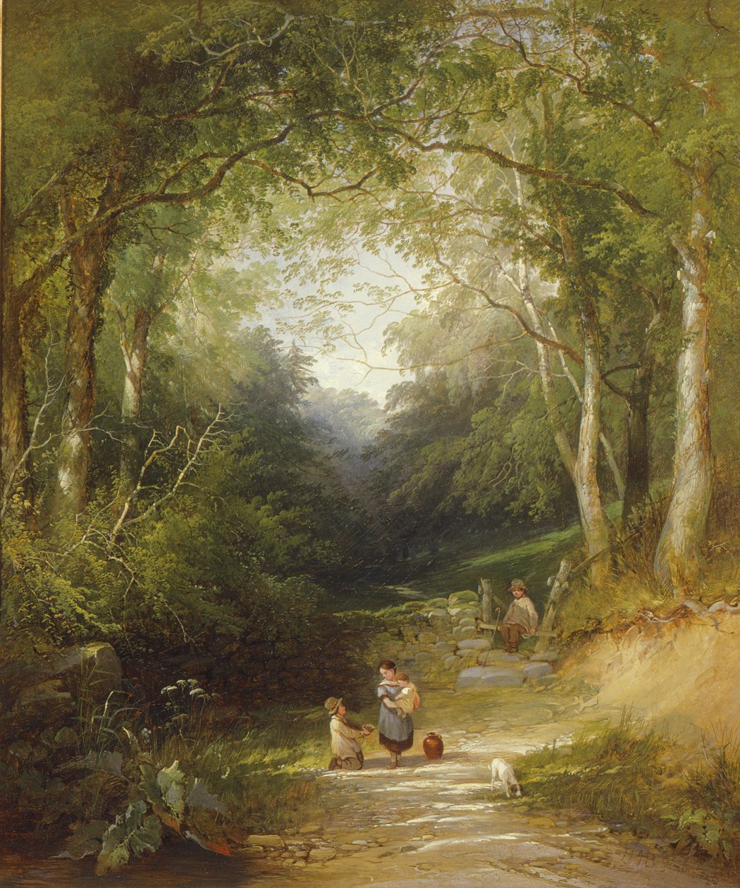 En väg genom skogen av Edwin Henry Boddington