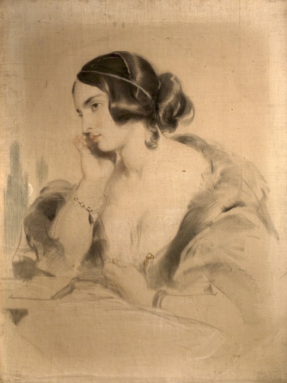 Den ärade fru Norton, ca 1850 av Edwin Landseer