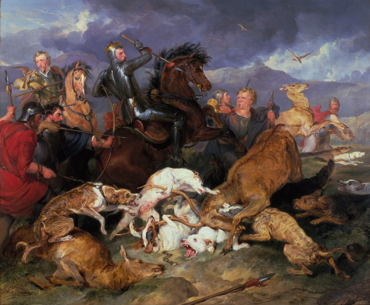 Jakten på Chevy Chase av Edwin Landseer
