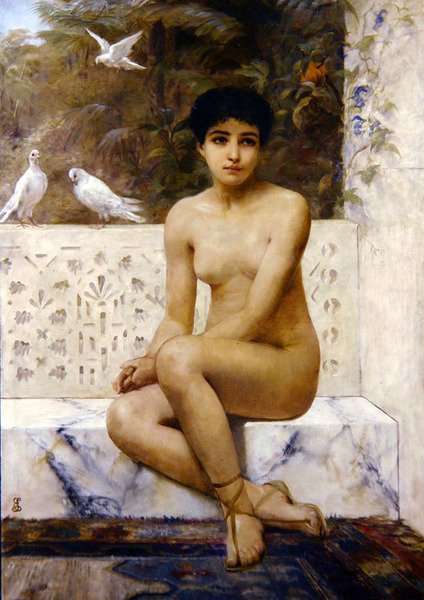 Redo för badet av Edwin Longsden Long