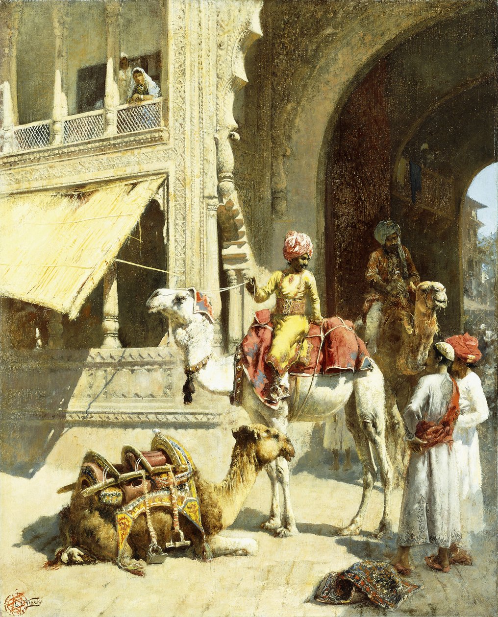 Indisk scen, 1884-89 av Edwin Lord Weeks