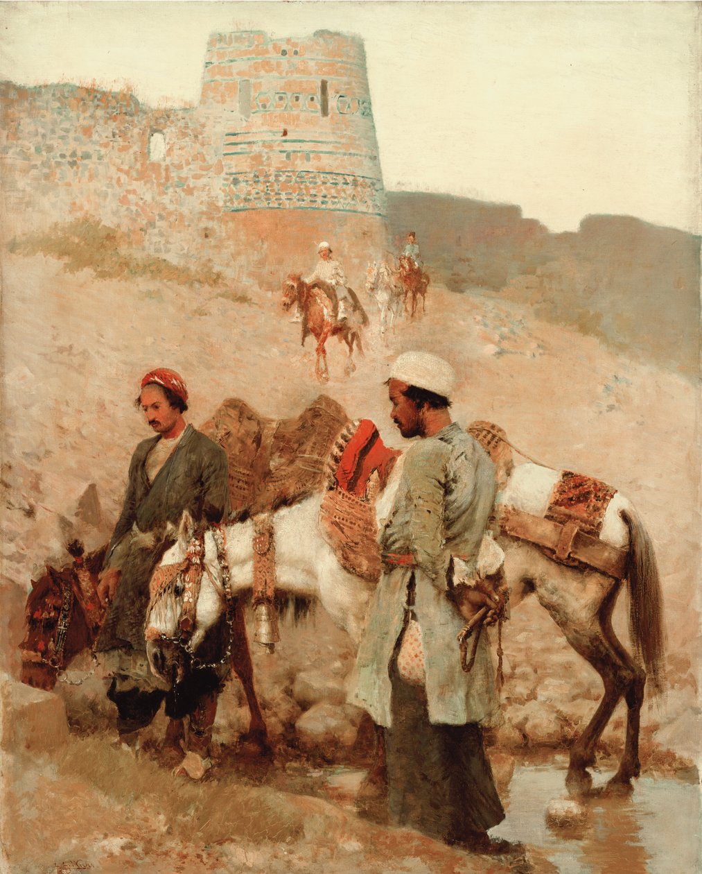 Reser i Persien, 1895 av Edwin Lord Weeks