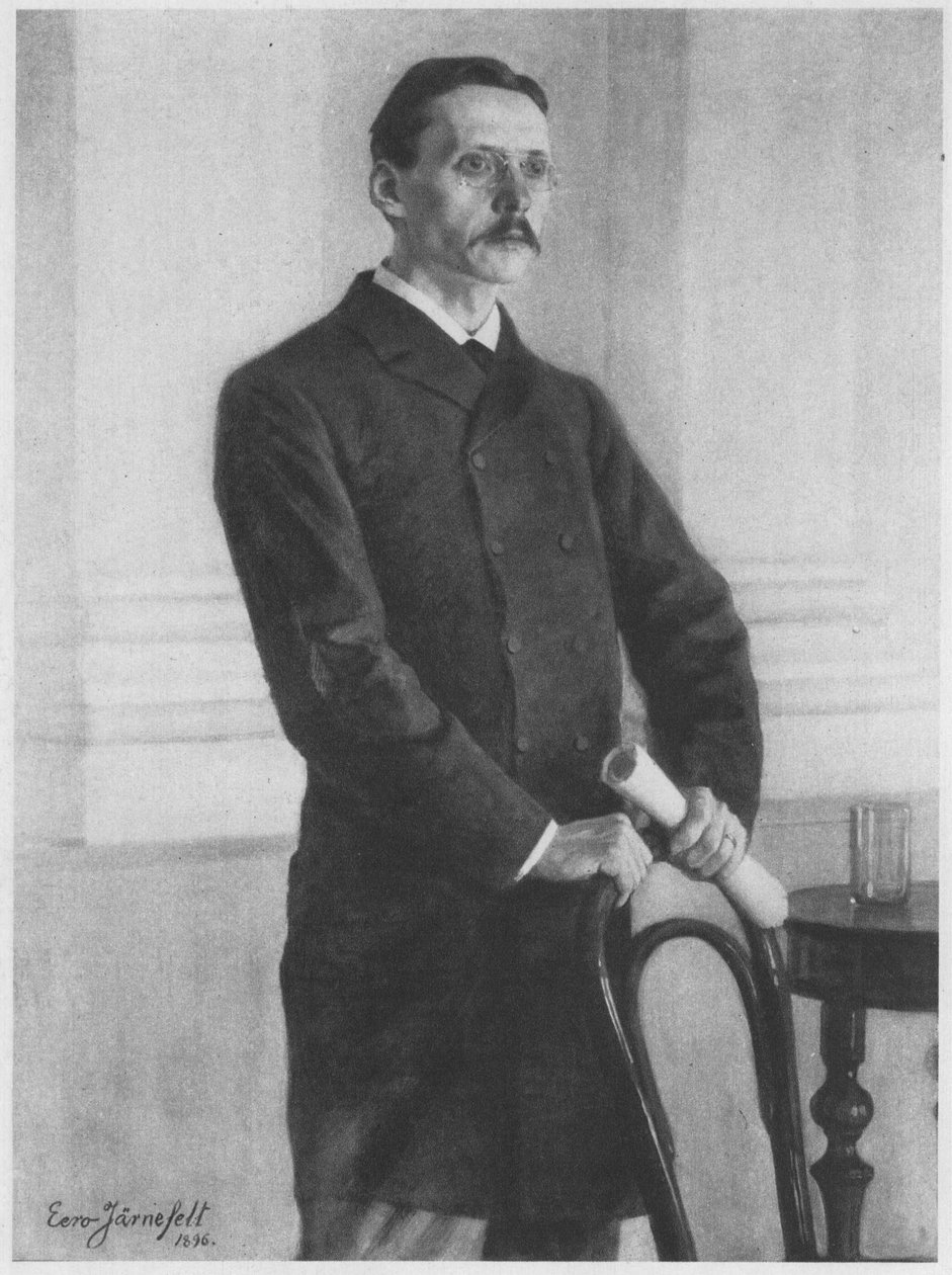  Bildnis des Professors J. R. Danielson-Kalmari. Beschreibung lt. Quellen av Eero Järnefelt