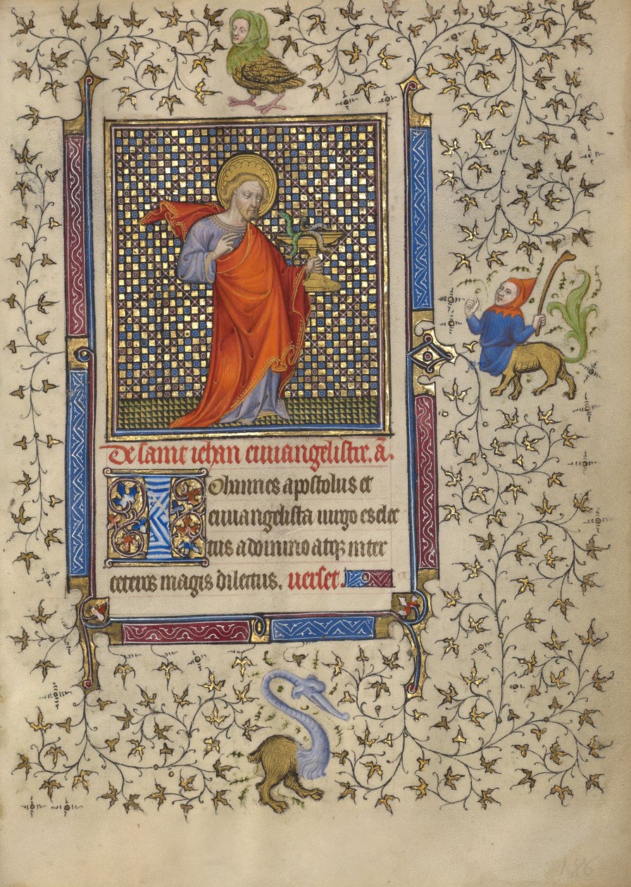 Sankt Johannes evangelisten av Egerton Master