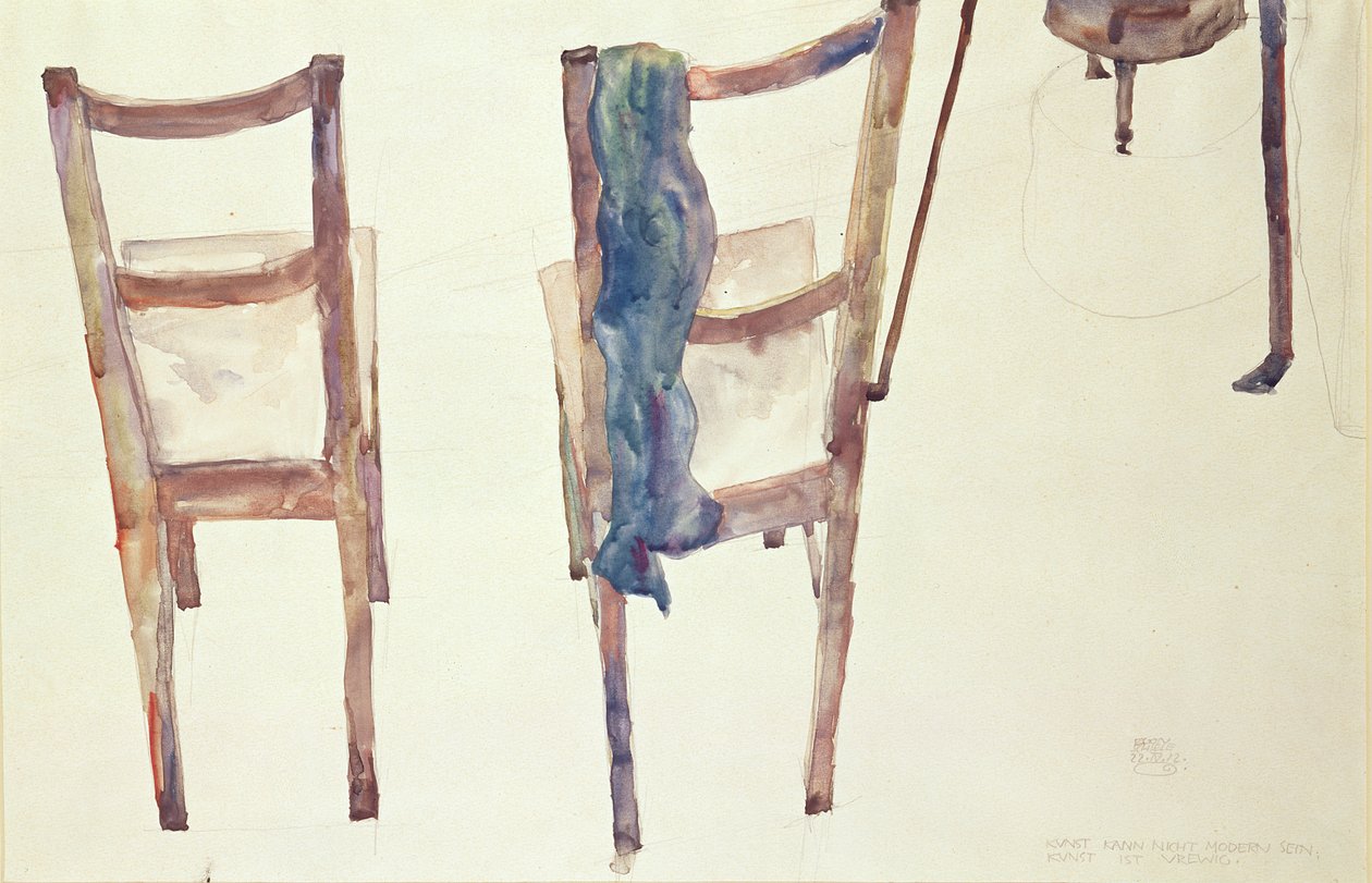 Art Cannot be Modern: Art is Eternal, 1912 av Egon Schiele