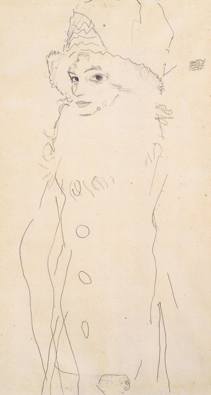Gerti Schiele av Egon Schiele