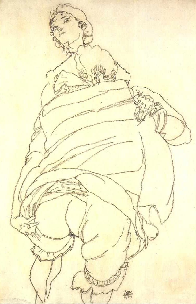 Lesbisches Paar av Egon Schiele