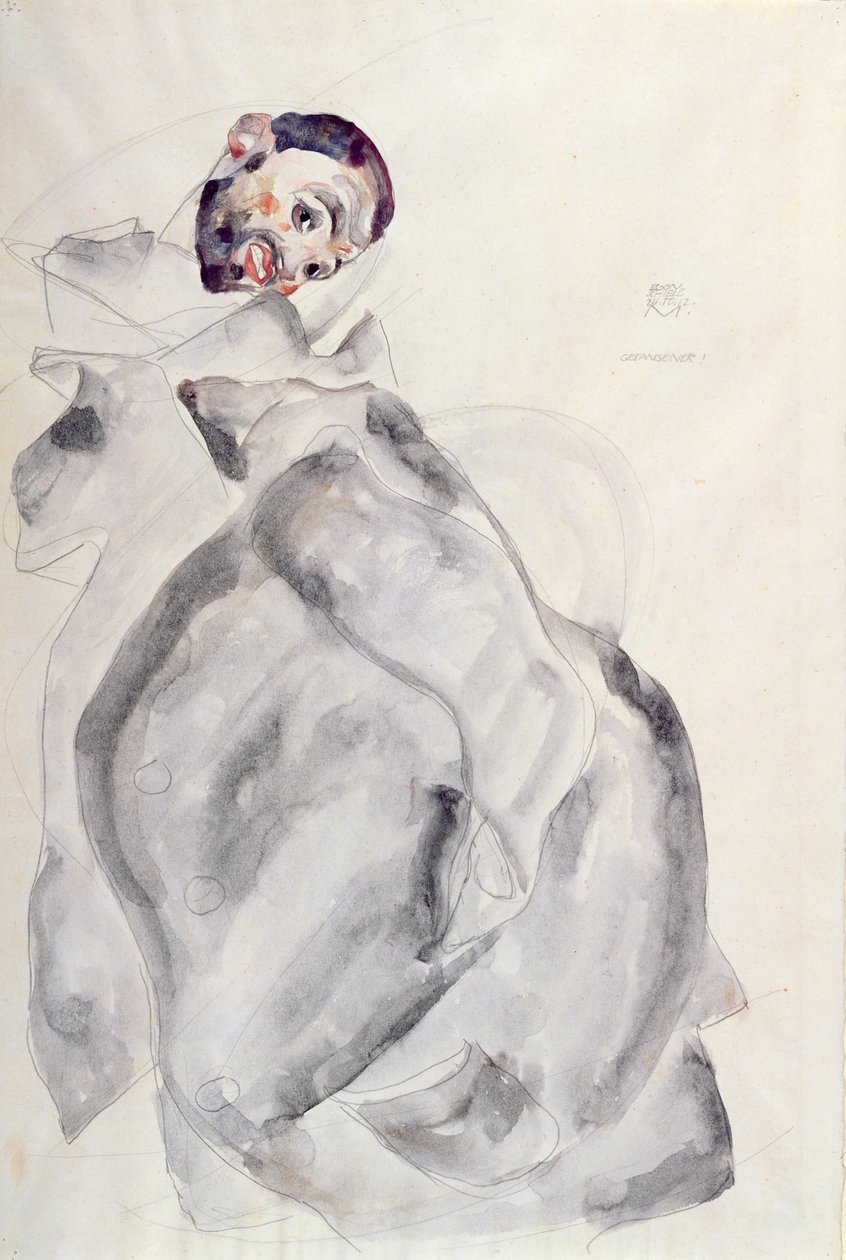 Prisoner! av Egon Schiele