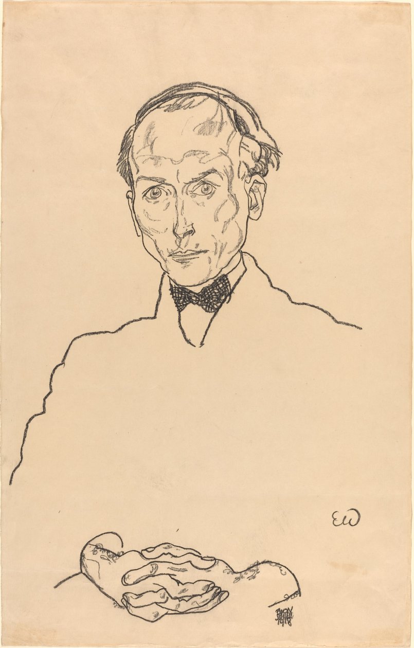 dr Ernest Wagner av Egon Schiele