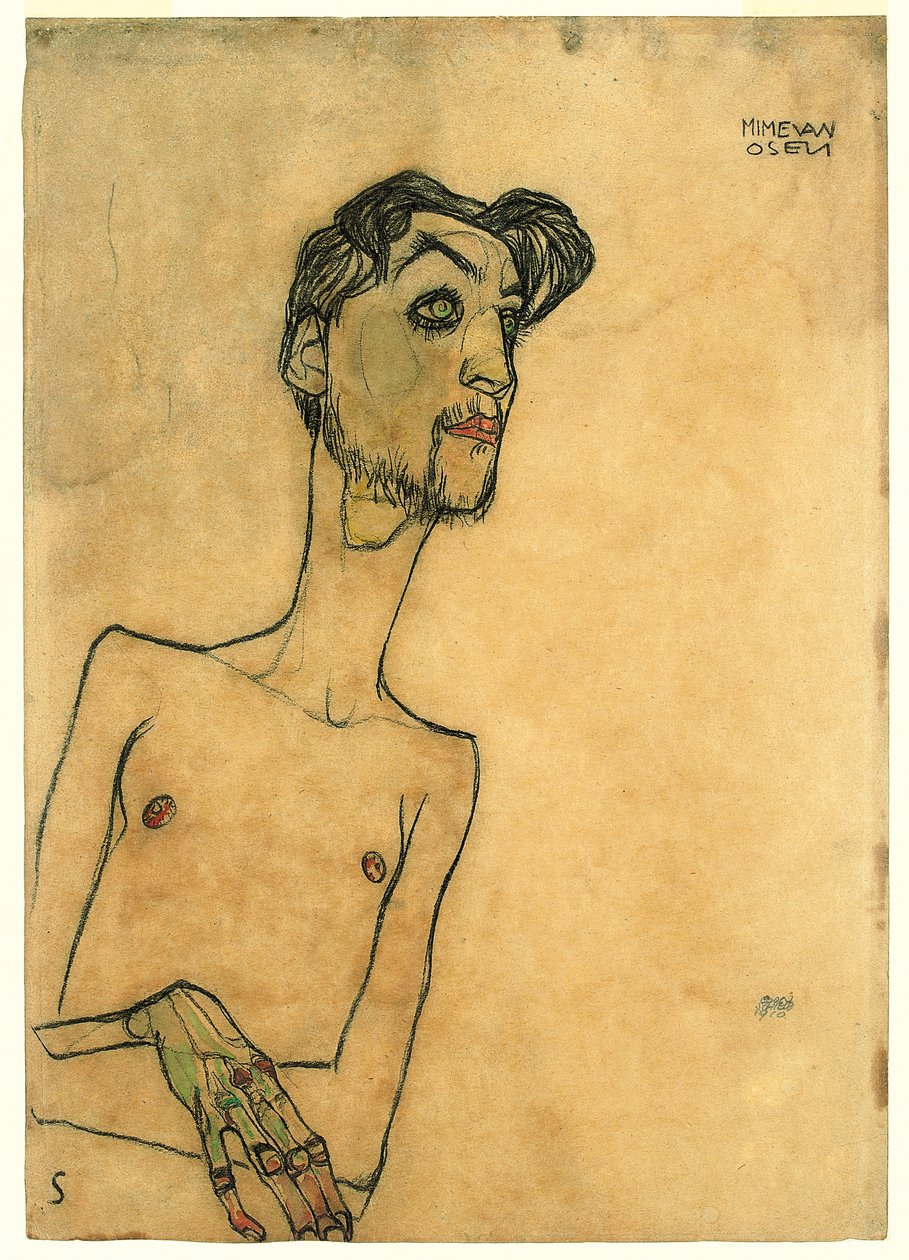 Mime van Osen av Egon Schiele