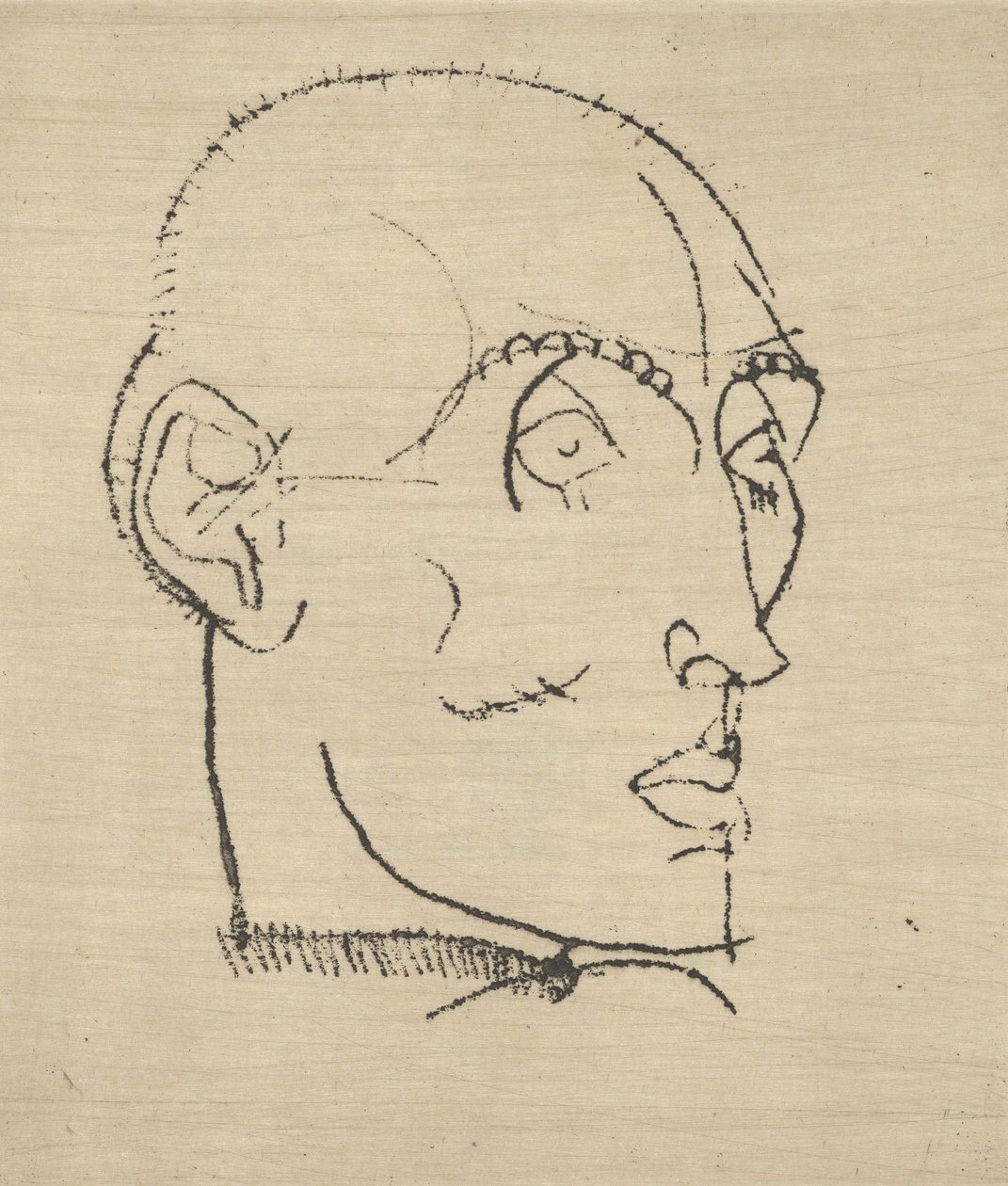 Porträtt av en man, 1914. av Egon Schiele