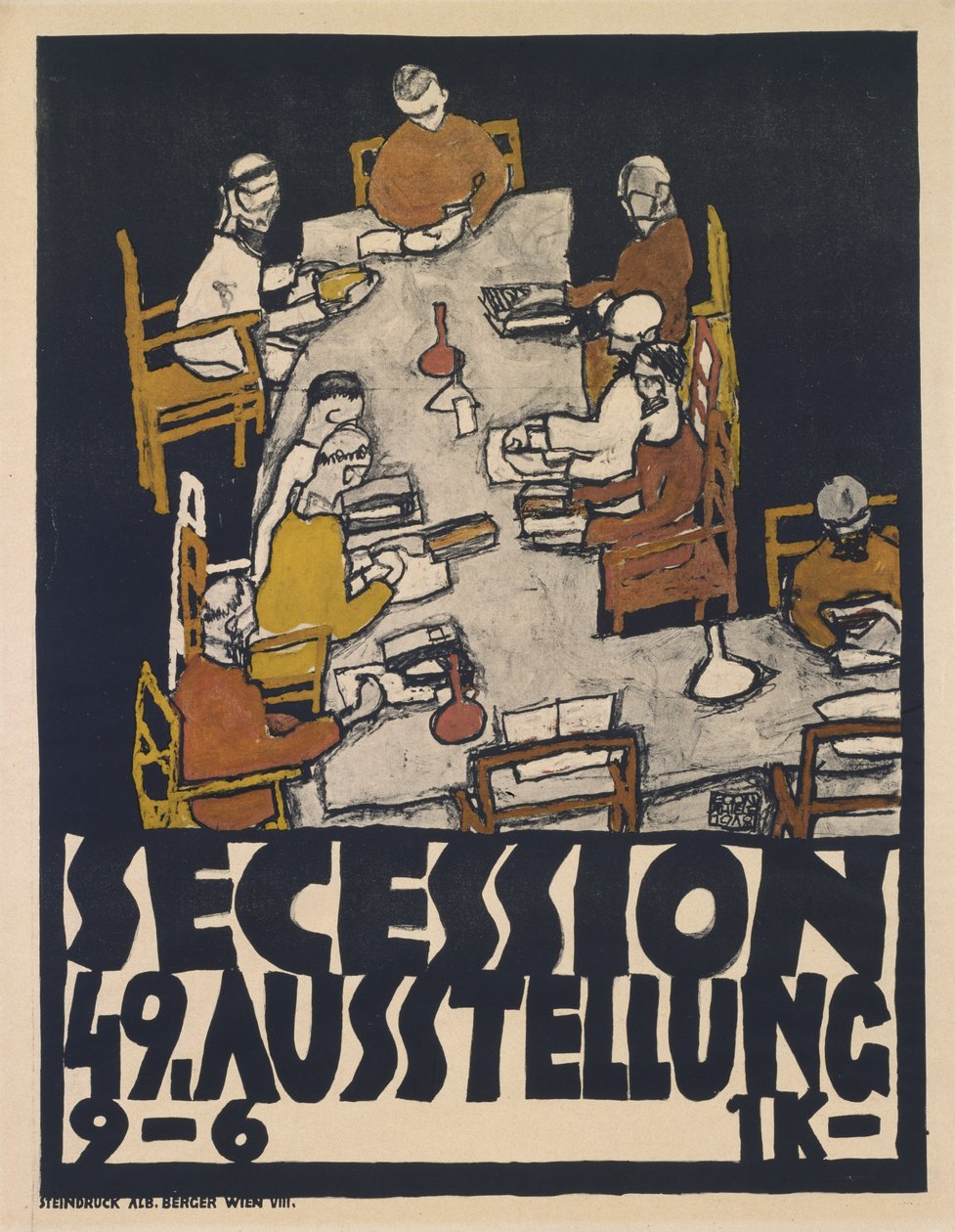 Secession 49. Ausstellung (Scession 49. Utställning), 1918 av Egon Schiele