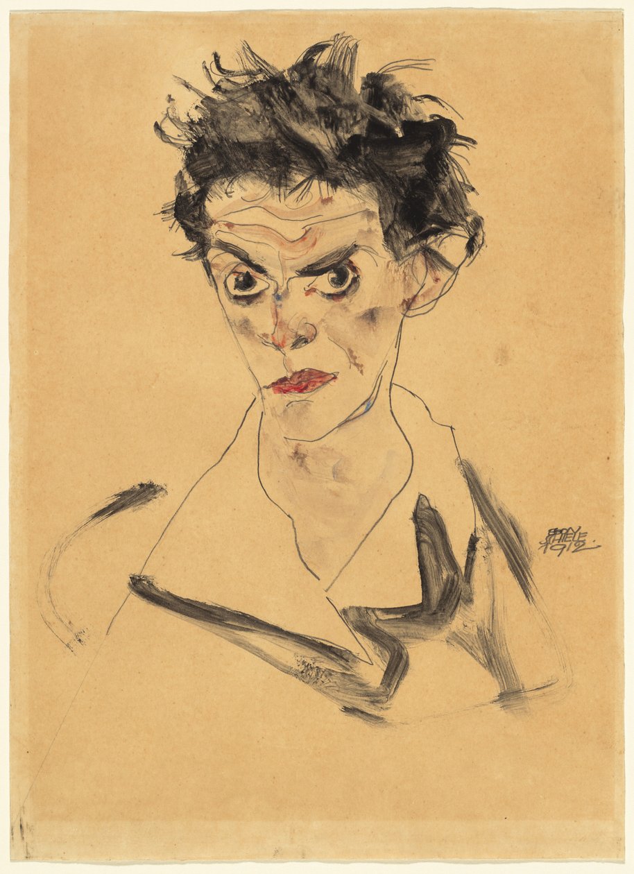 Självporträtt av Egon Schiele