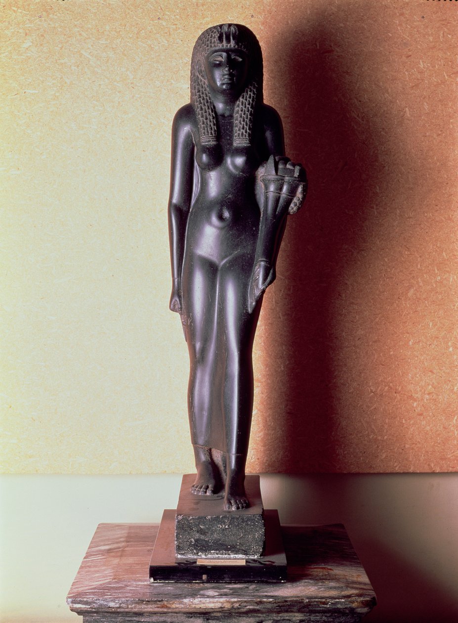 Staty av drottning Arsinoe II (ca 316-270 f.Kr.) av Egyptian