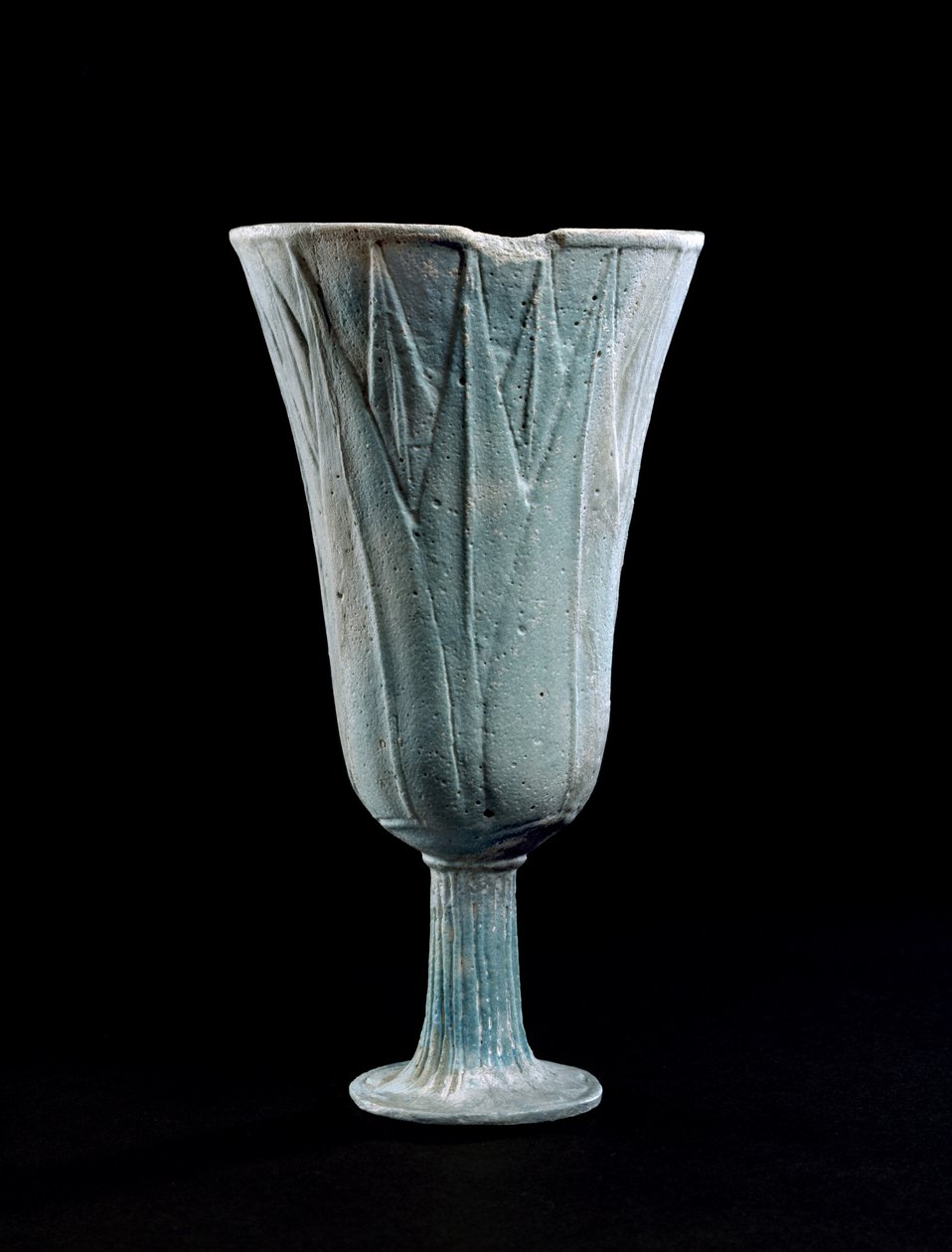 Fajansbägare i form av en lotusblommafajans av Egyptian 22nd Dynasty