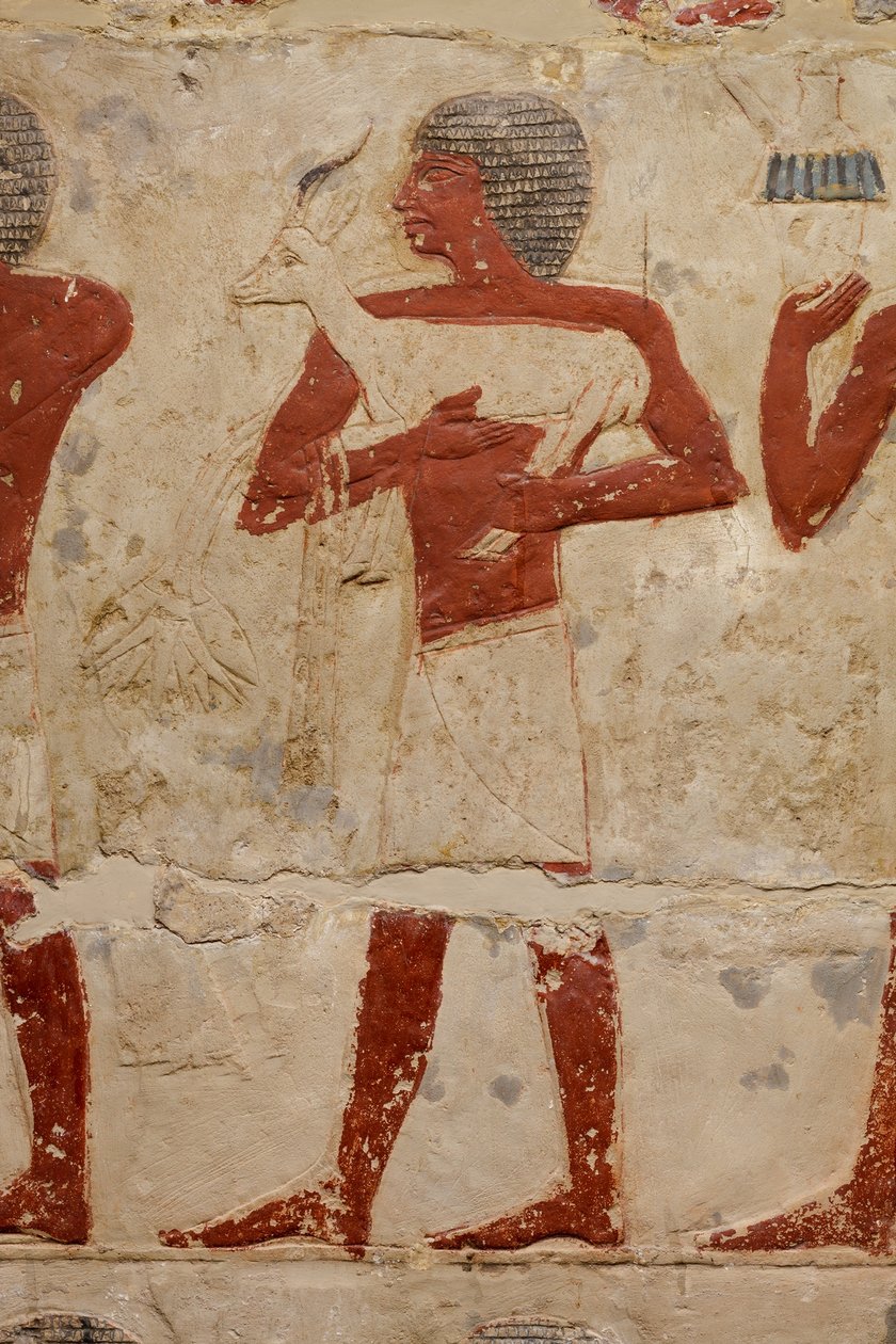 Mastaba Tomb of Perneb, c.2381–2323 f.Kr. (kalksten och färg) av Egyptian 5th Dynasty
