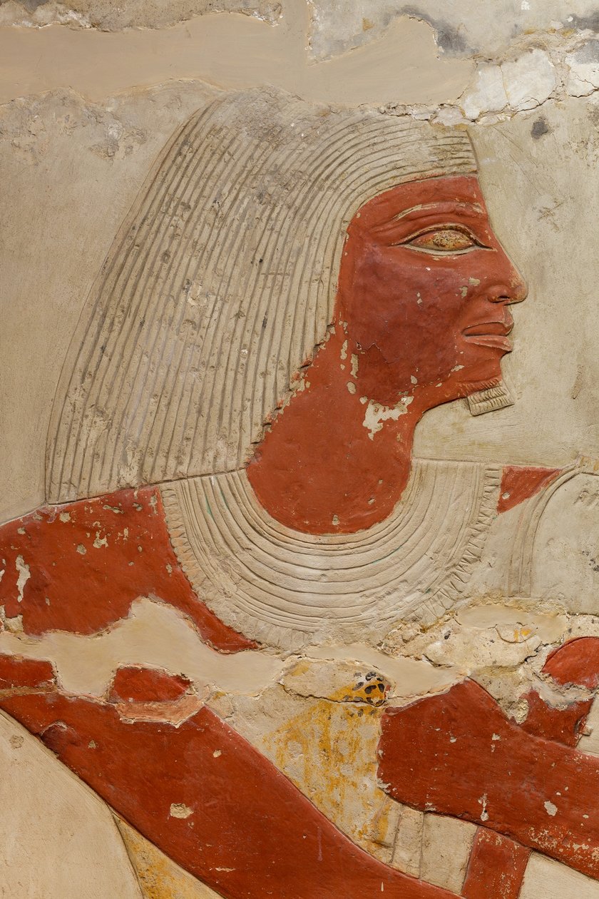 Mastaba Tomb of Perneb, c.2381–2323 f.Kr. (kalksten och färg) av Egyptian 5th Dynasty