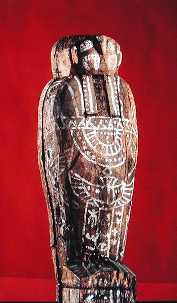 Sarkofag (trä) av Egyptian