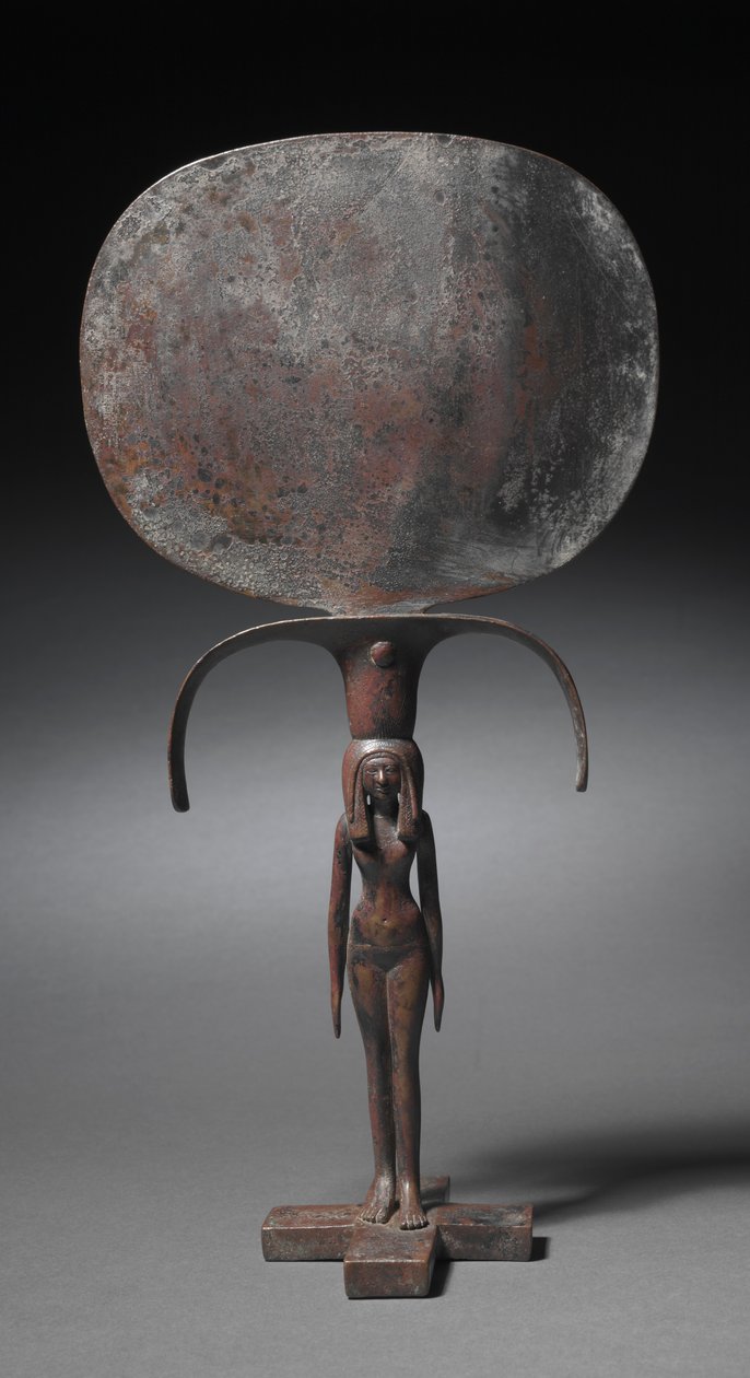 Karyatidspegel, ca 1540-1296 f.Kr av Egyptian 18th Dynasty