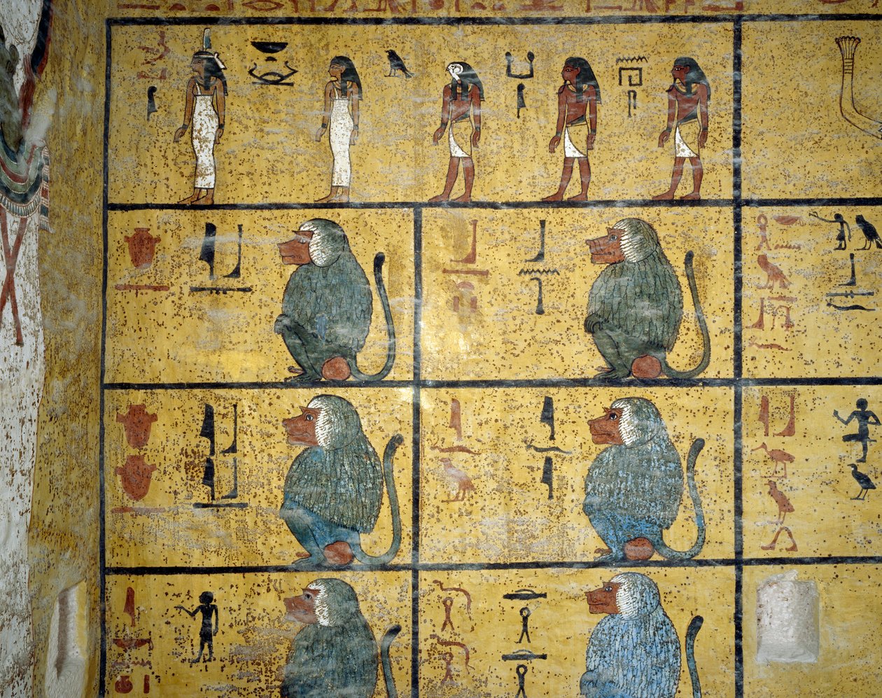 Babianer av Egyptian 19th Dynasty
