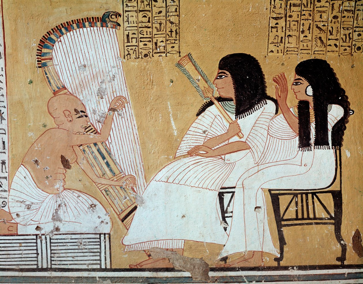 Musiker (fresk av Egyptian 20th Dynasty
