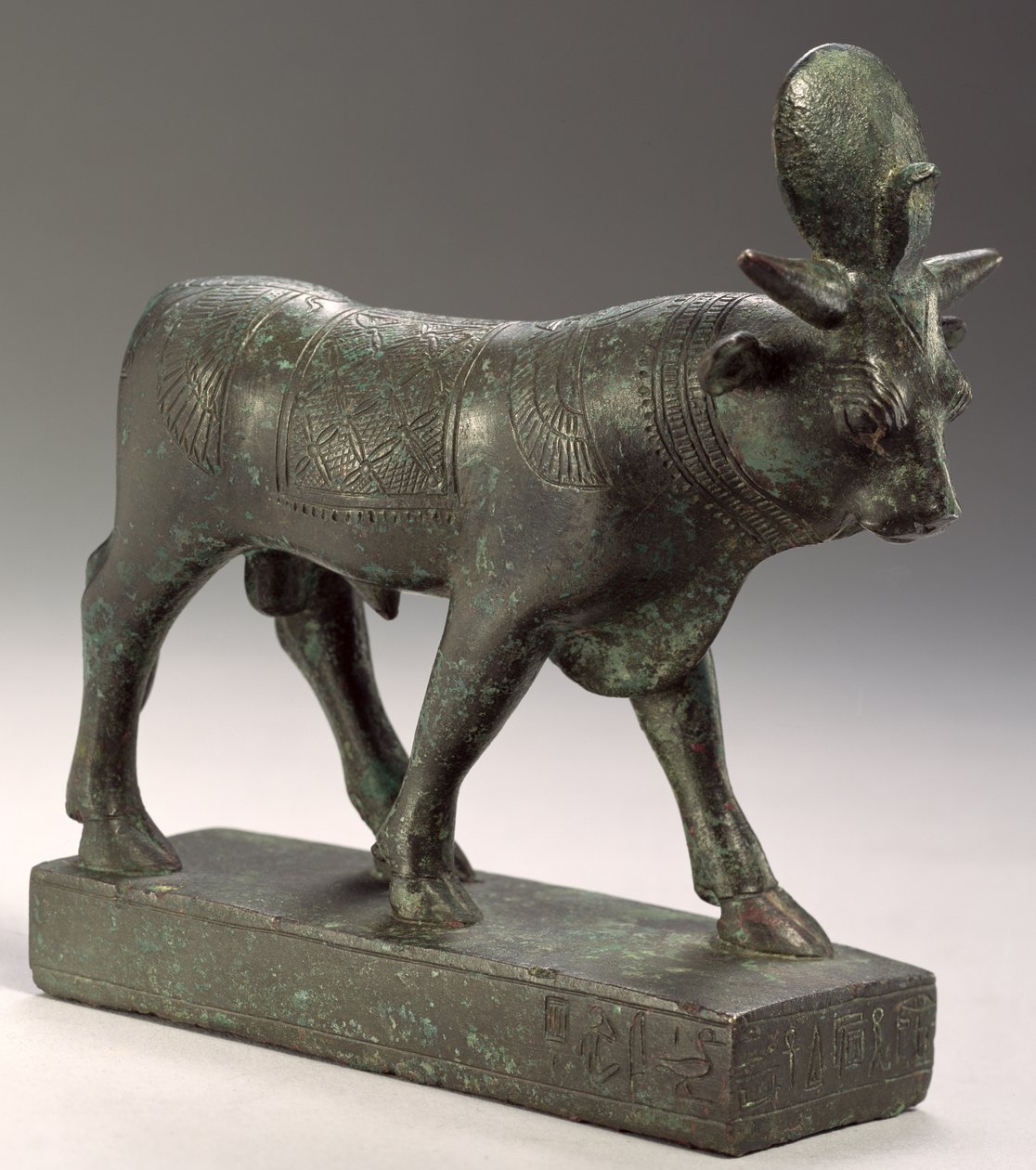 Apis bull, sen period av Egyptian 26th Dynasty