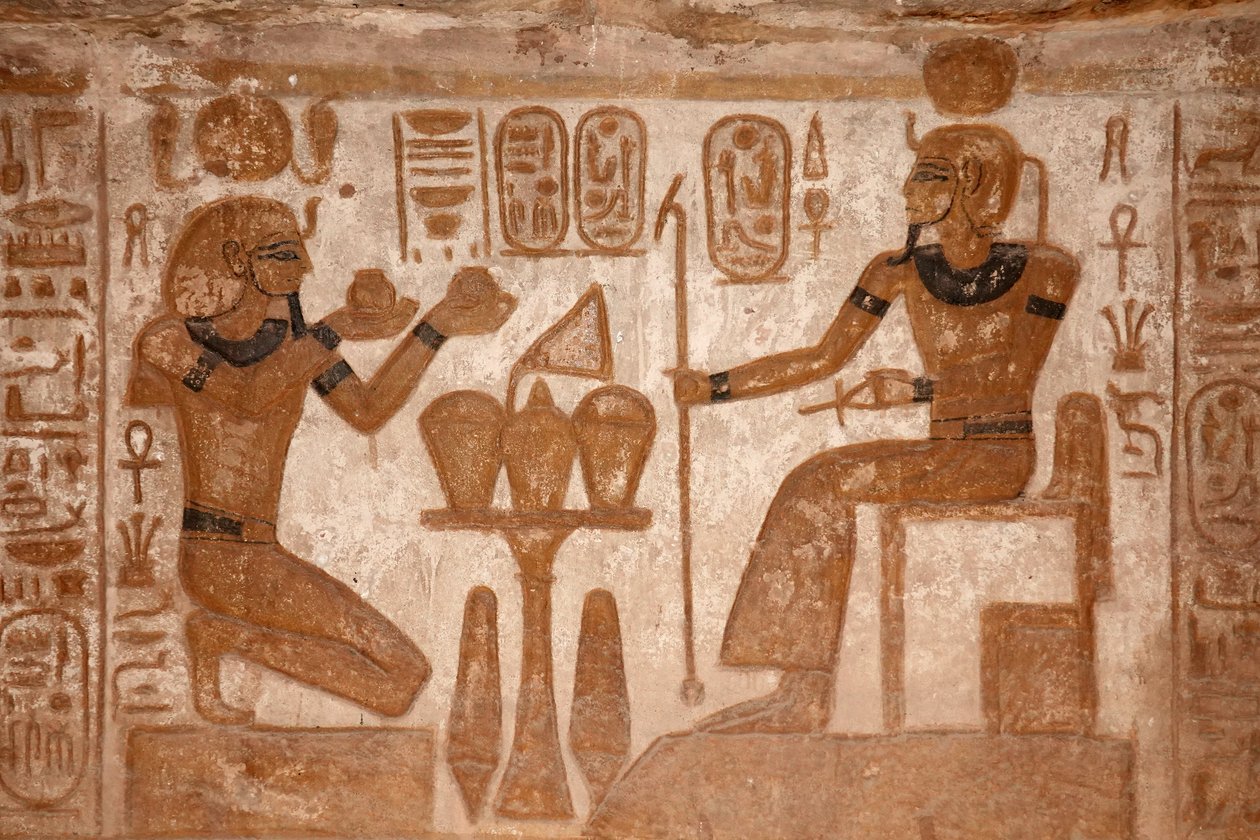 Det stora templet i Abu Simbel av Egyptian Egyptian