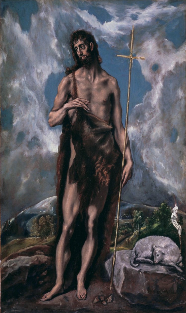 Saint John the Baptist av El Greco