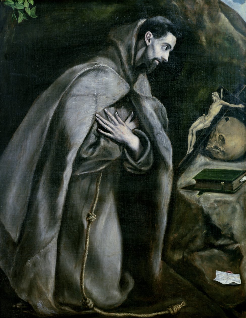 Sankt Frans af Assisi, 1580-95 swed av El Greco