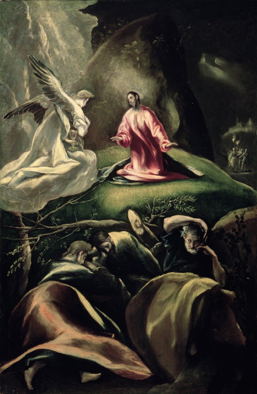 Kval i trädgården av El Greco
