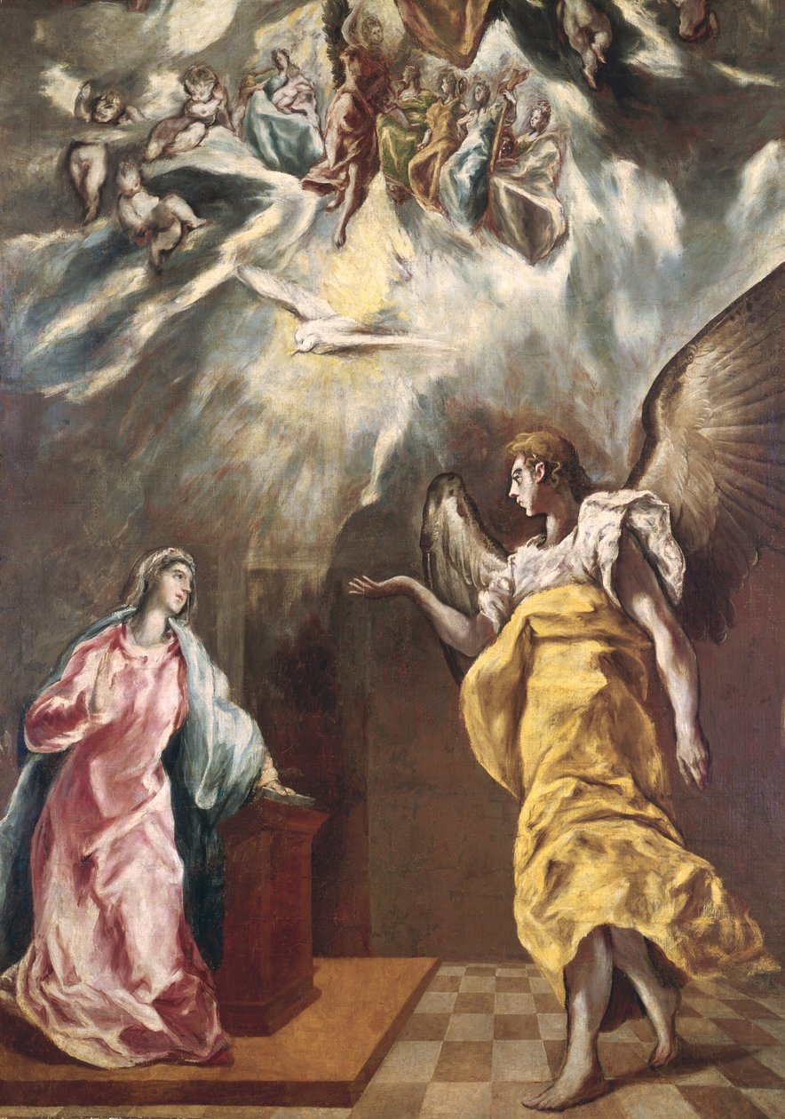 Bebådelsen av El Greco