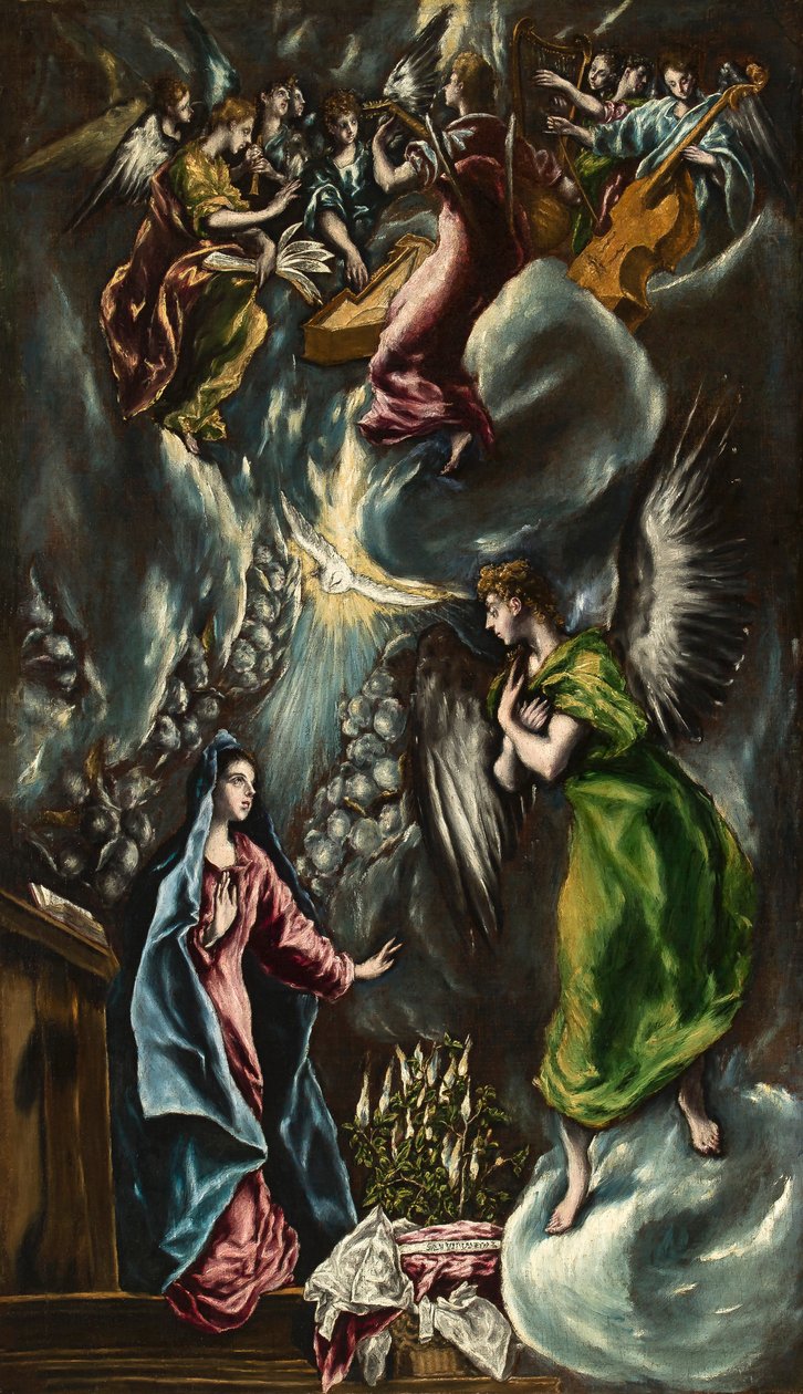 Bebådelsen av El Greco