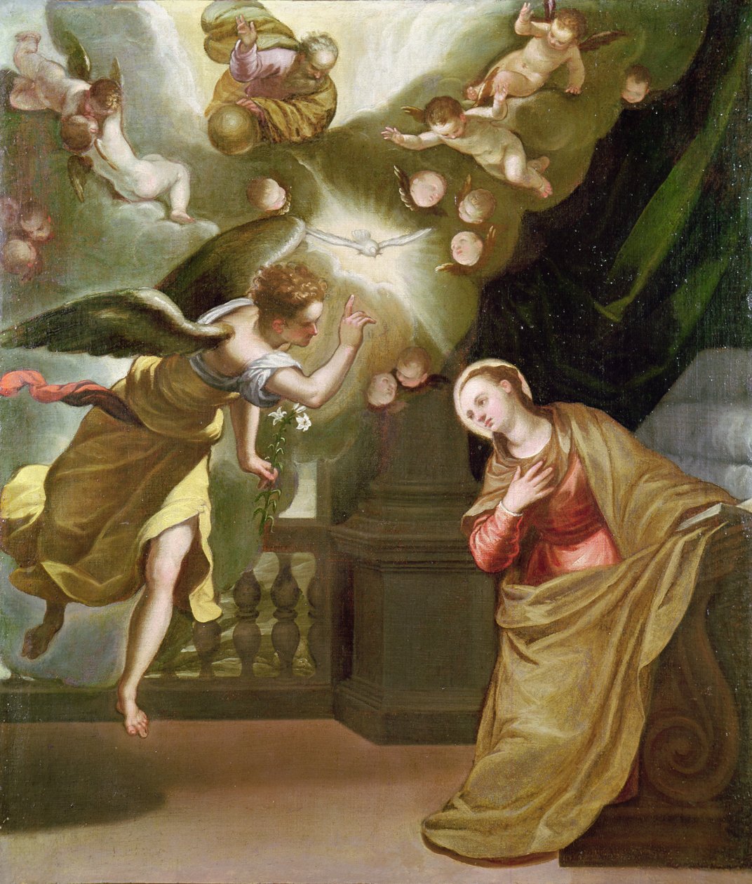 Bebådelsen, c.1565 av El Greco