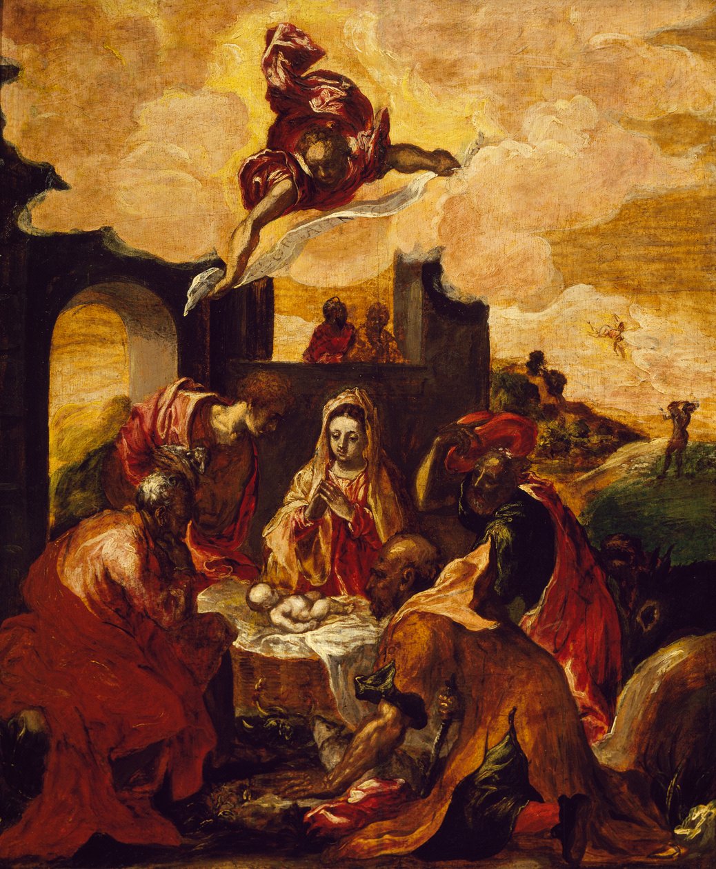 Tillbedjan av herdar av El (1541 1614) Greco
