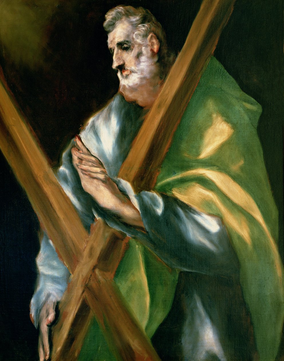 St. Andrew (olja på duk) av El Greco