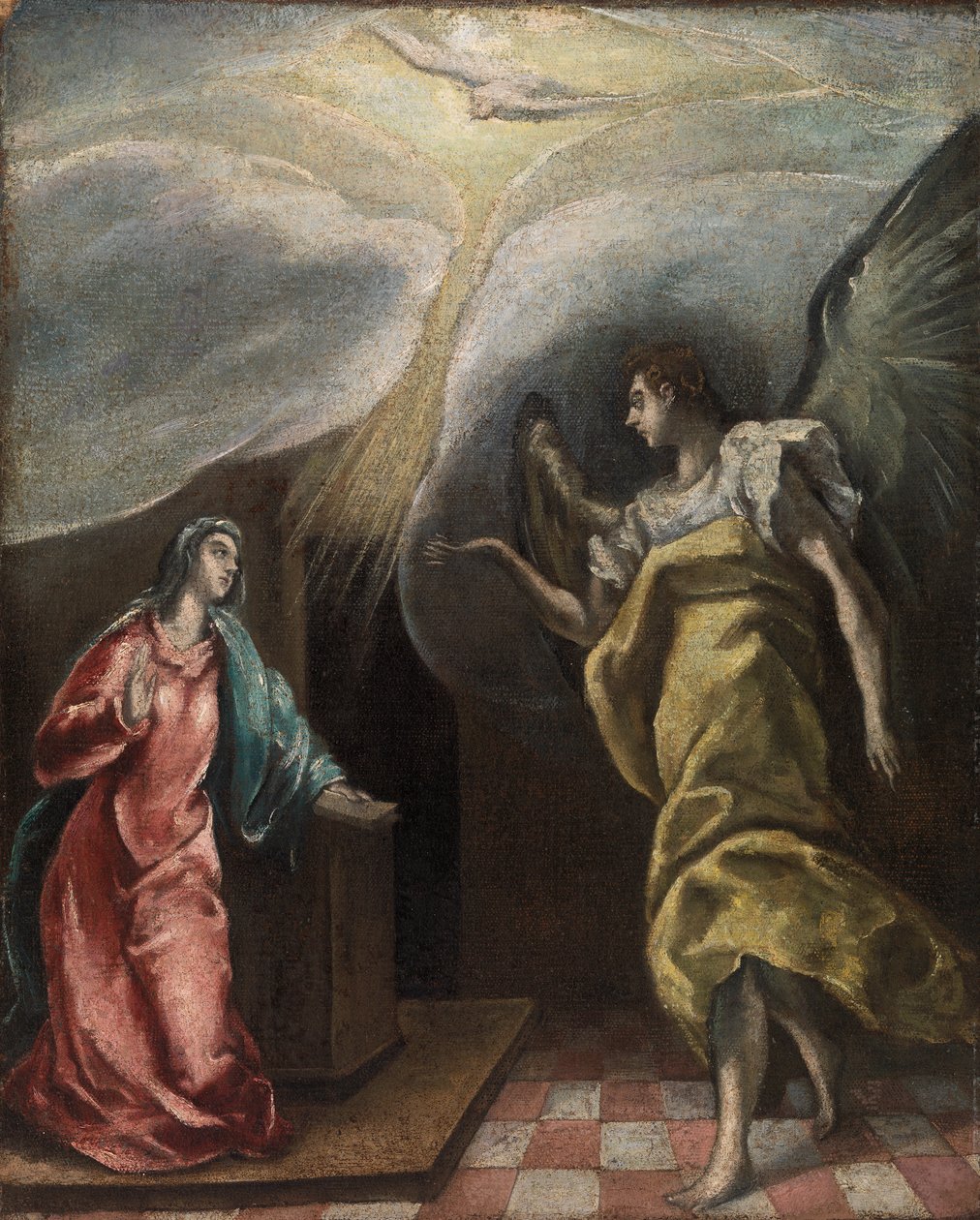 Tillkännagivande av El Greco (Domenikos Theotokopoulos)