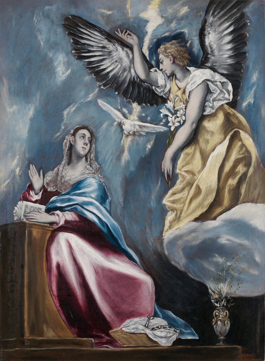 Bebådelse av El Greco