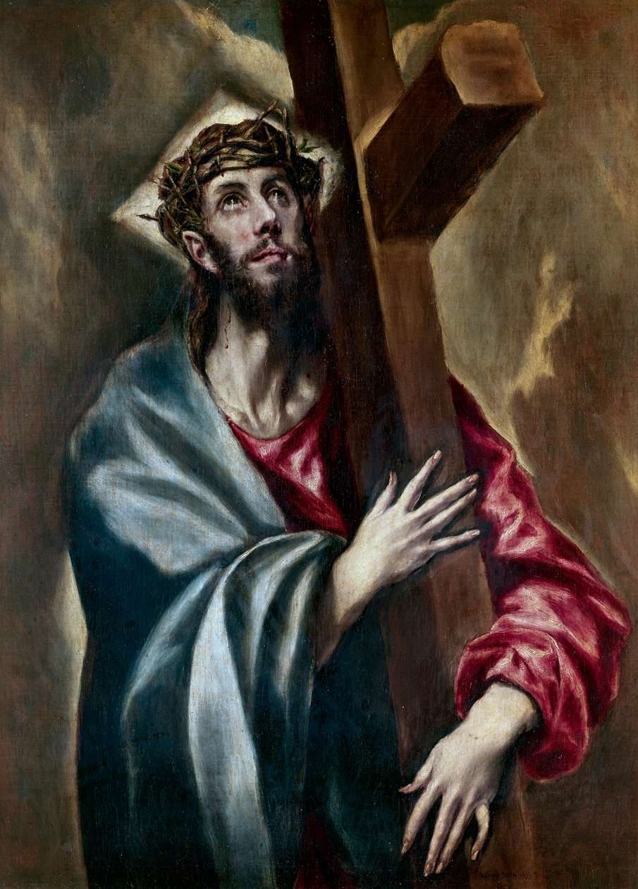 Kristus bär korset, c.1602 av El Greco