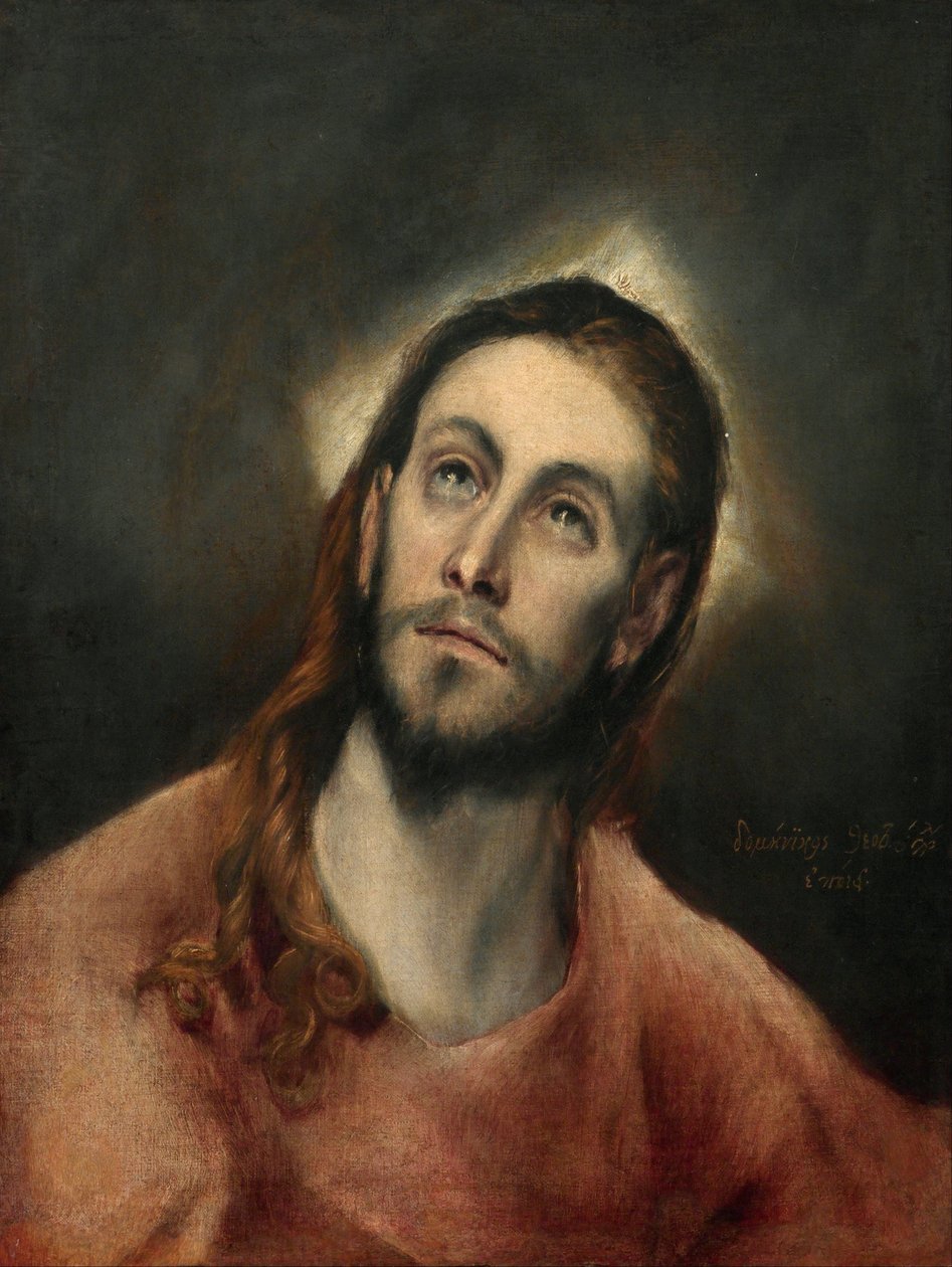 Kristus i bön av El Greco