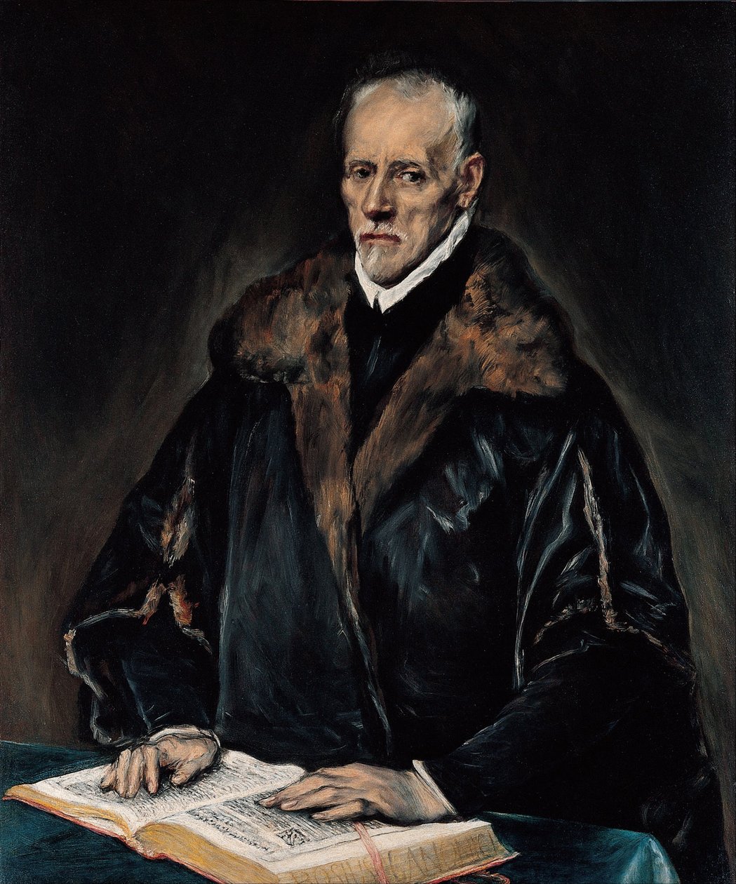 Porträtt av Dr. Franciskus av Pisa av El Greco
