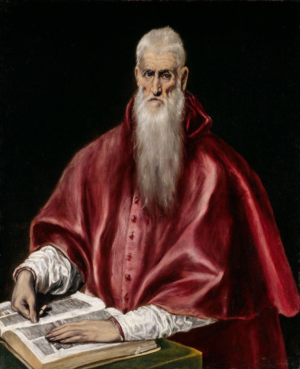 Saint Hieronymus som lärd, ca. 1610. av El Greco