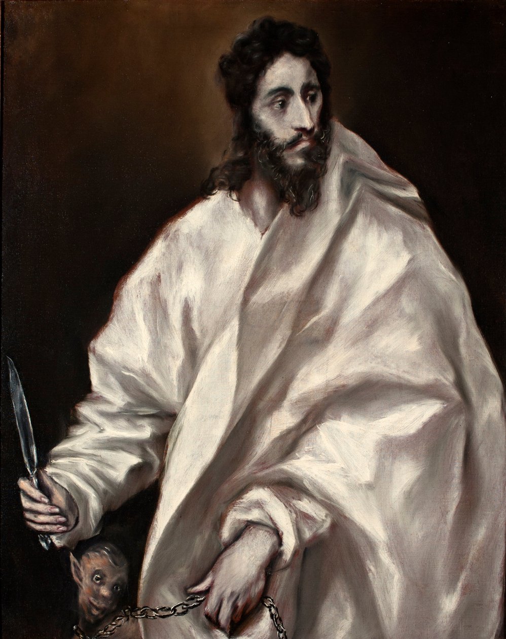 Spanska: San Bartolomé Apóstol Bartolomeus Aposteln av El Greco