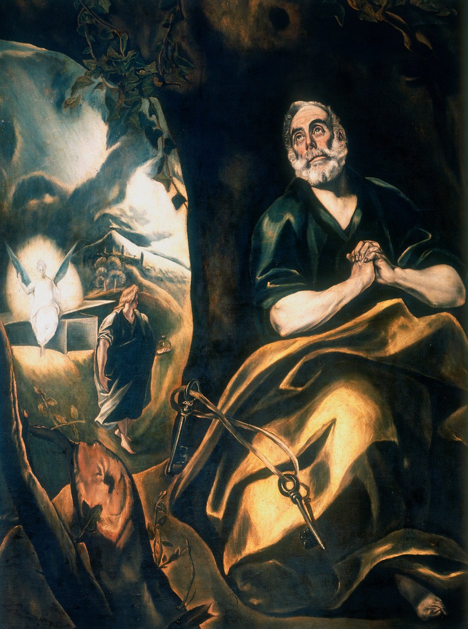 St Peters Tears, c1561-1614 av El Greco